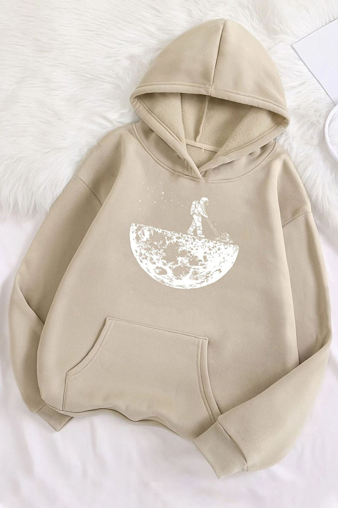 Uyguntarz Unisex Uzay Temalı Sweatshirt