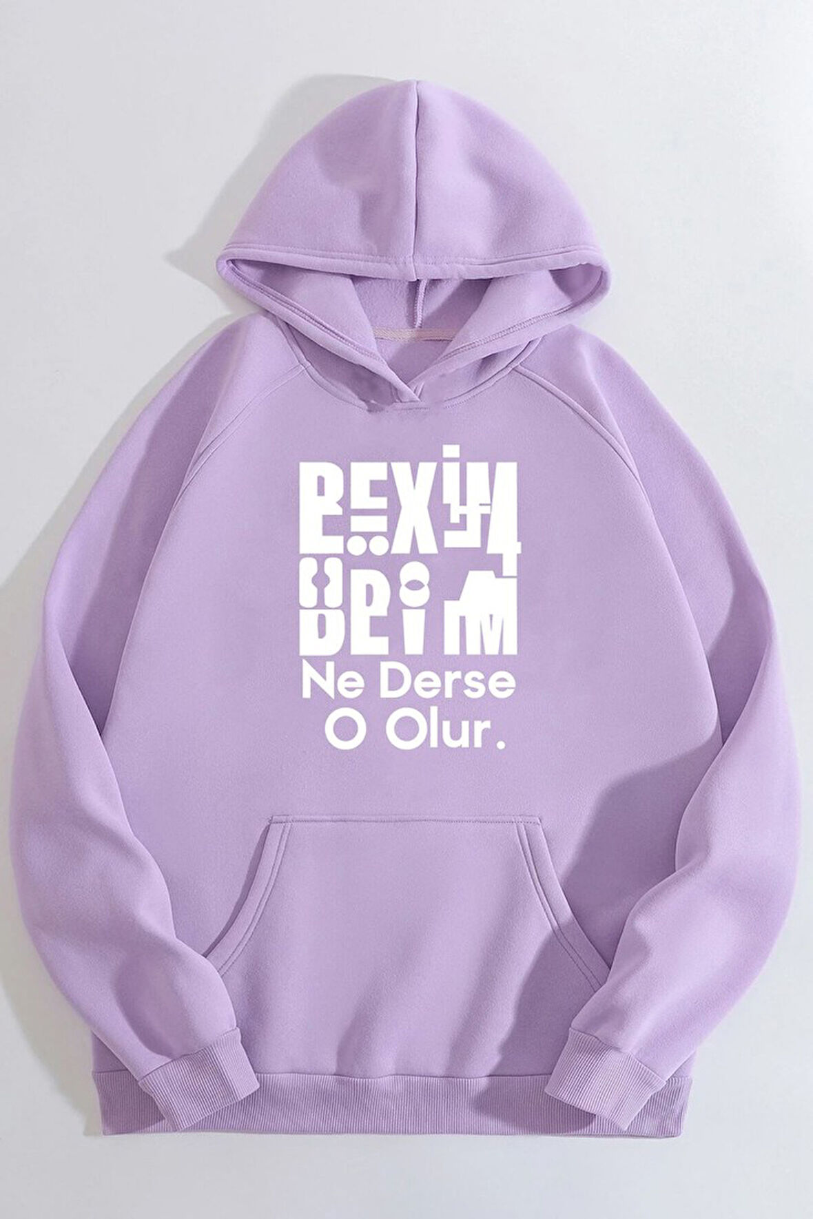 Uyguntarz Beyim Ne Derse O Olur Katlamalı Sweatshirt