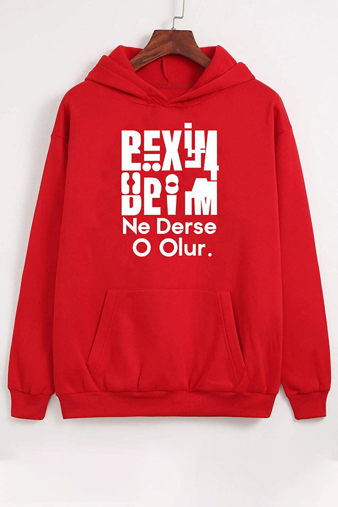Uyguntarz Beyim Ne Derse O Olur Katlamalı Sweatshirt