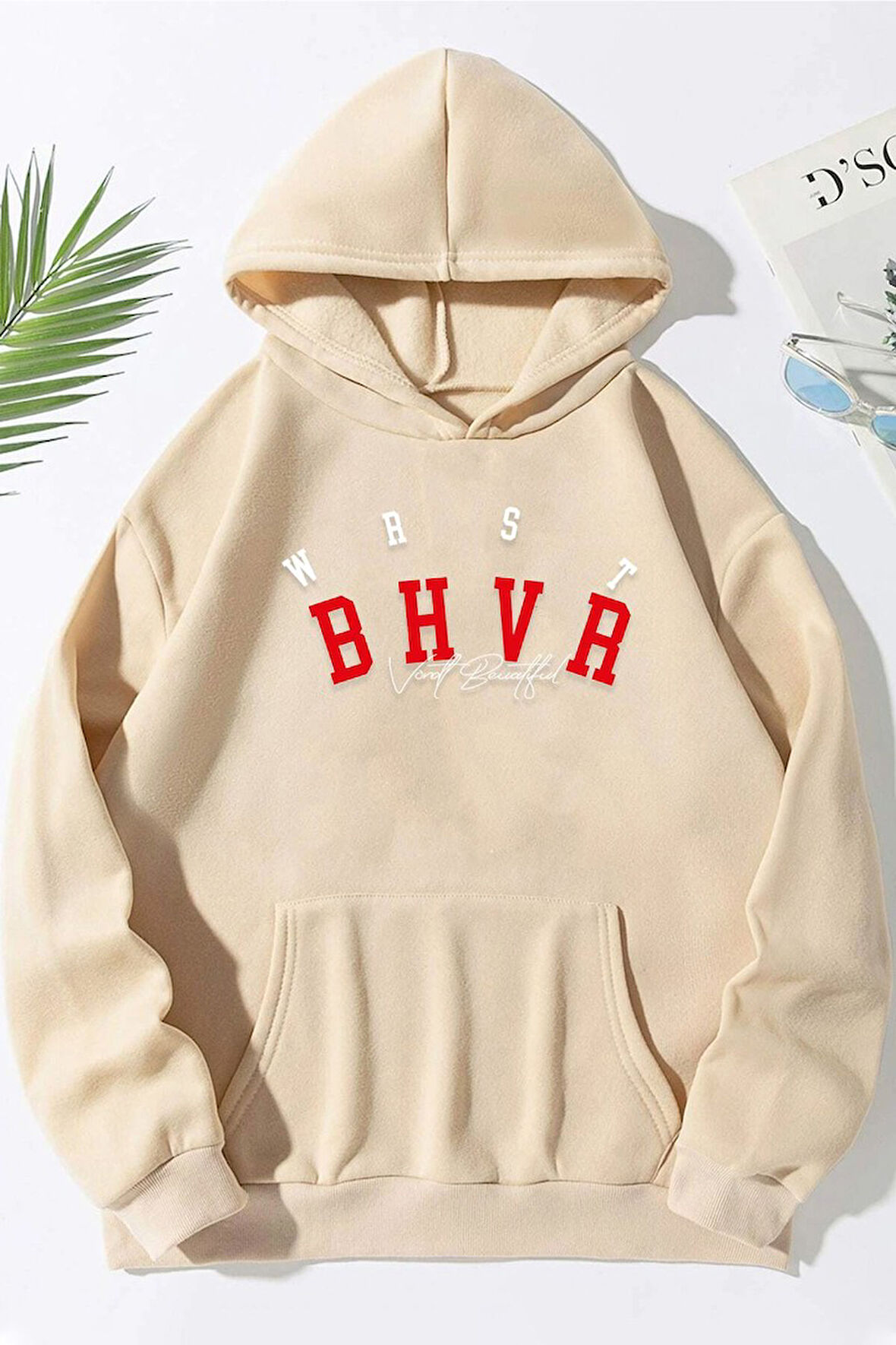 Uyguntarz Unisex Bhvr Baskılı Sweatshirt