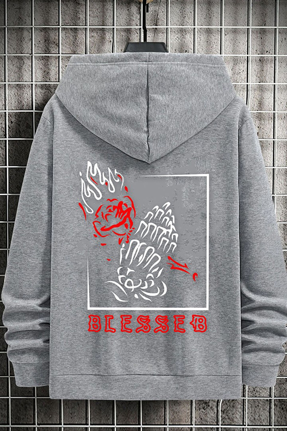 Uyguntarz Unisex Blesseb Baskılı Sweatshirt