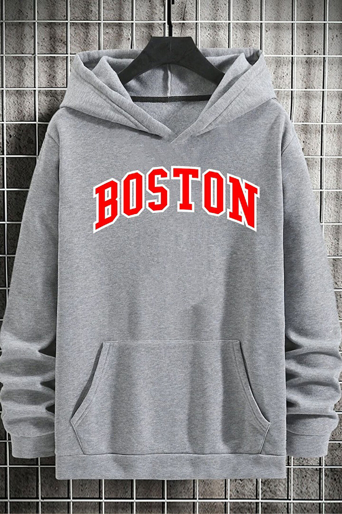 Uyguntarz Unisex Boston Baskılı Sweatshirt