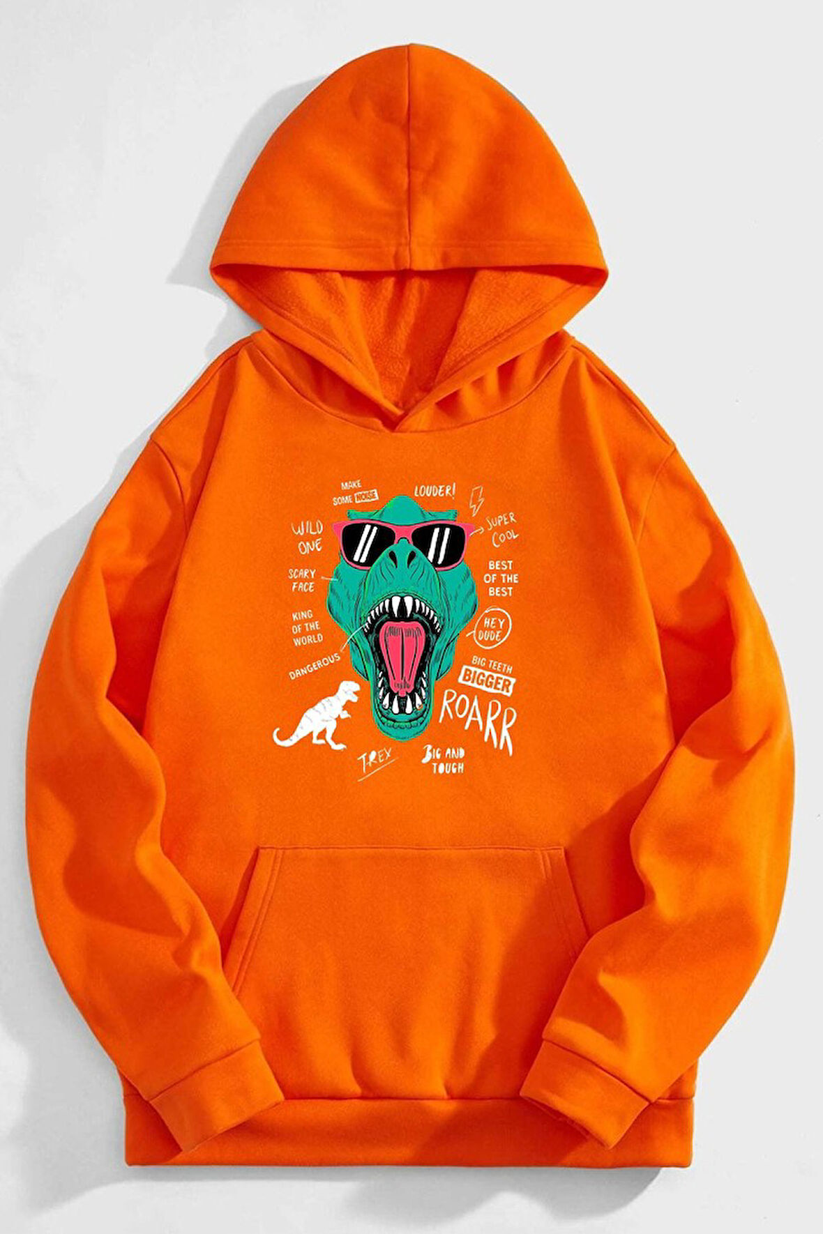 Uyguntarz Unisex T - Rex Baskılı Sweatshirt