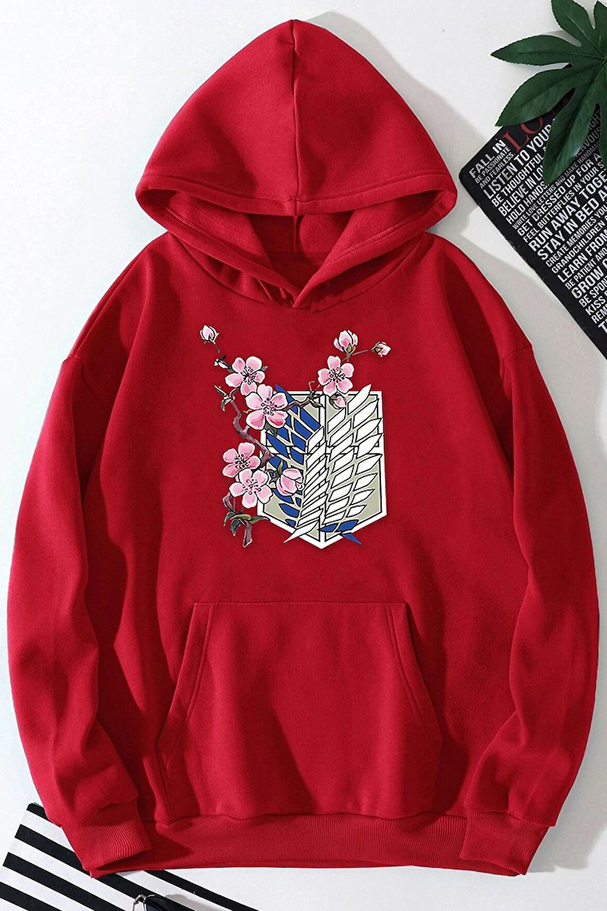 Uyguntarz Unisex Flowers Baskılı Sweatshirt
