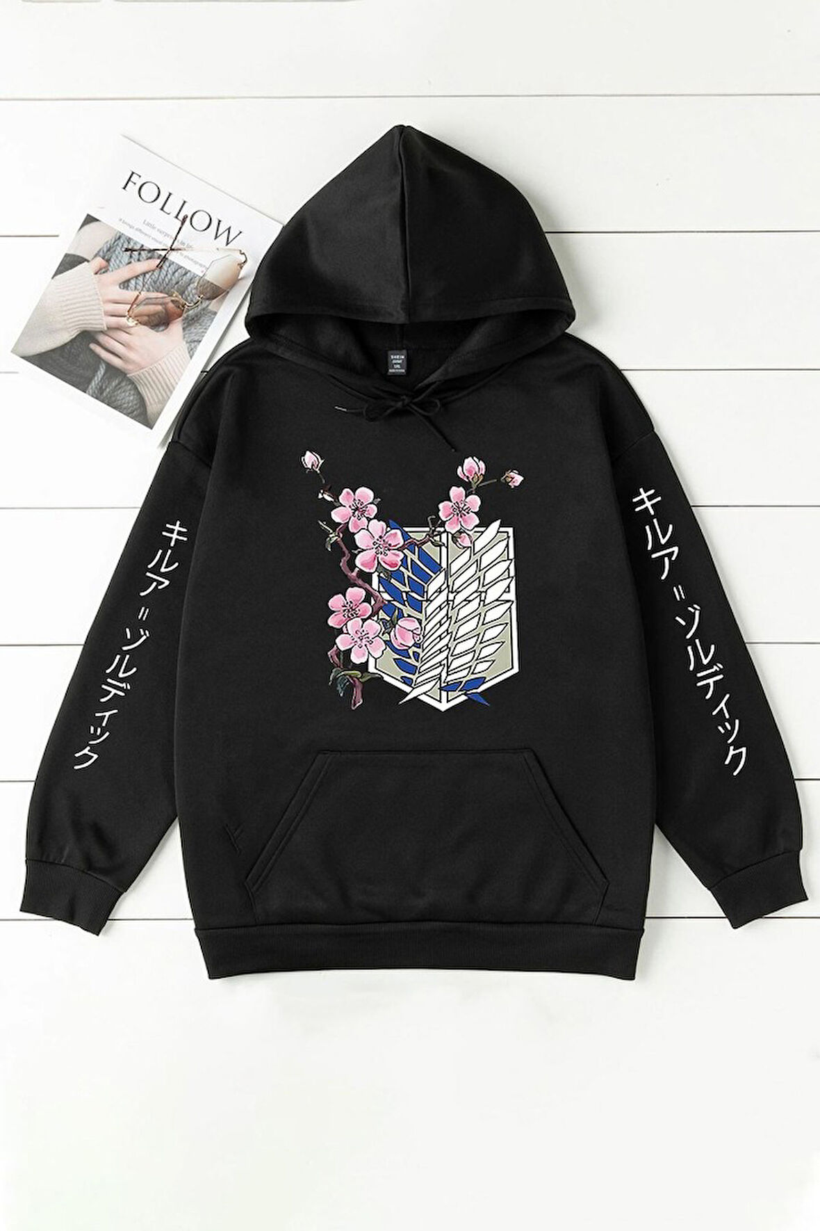 Uyguntarz Unisex Flowers Baskılı Sweatshirt