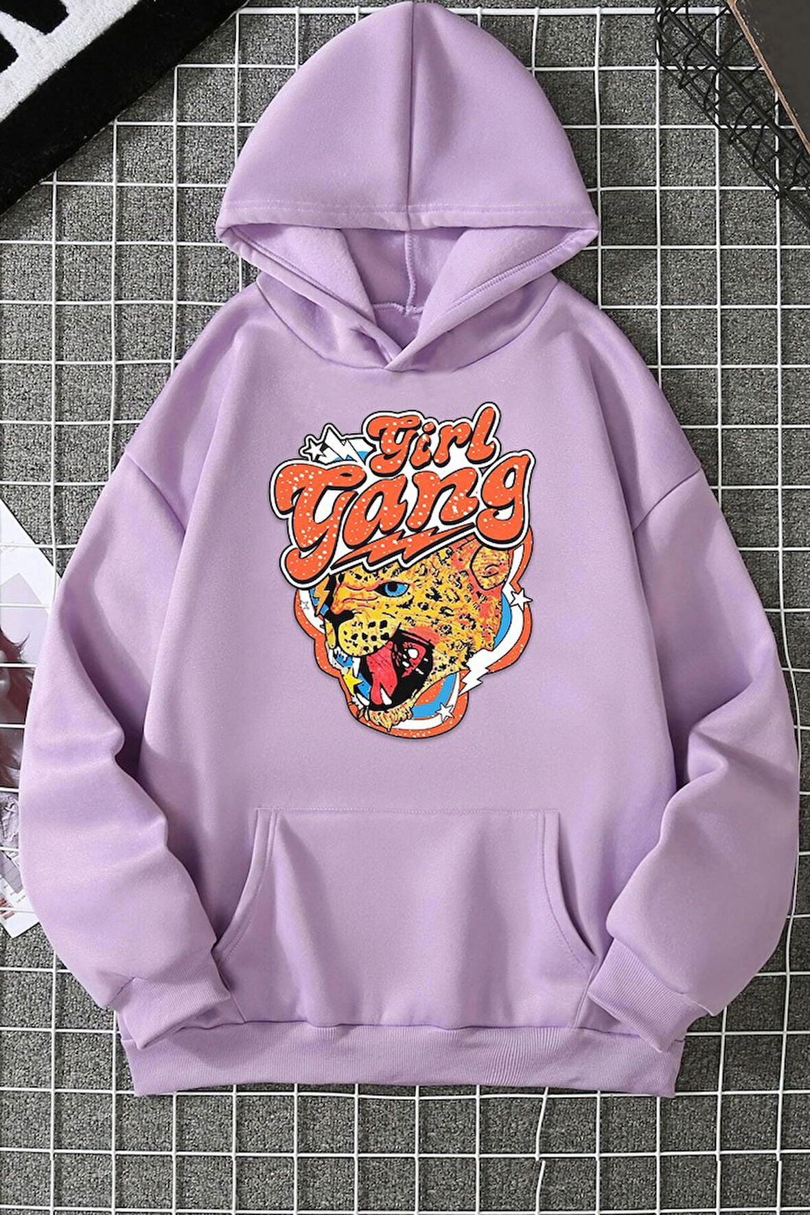 Unisex Gril Gang Baskılı Sweatshirt