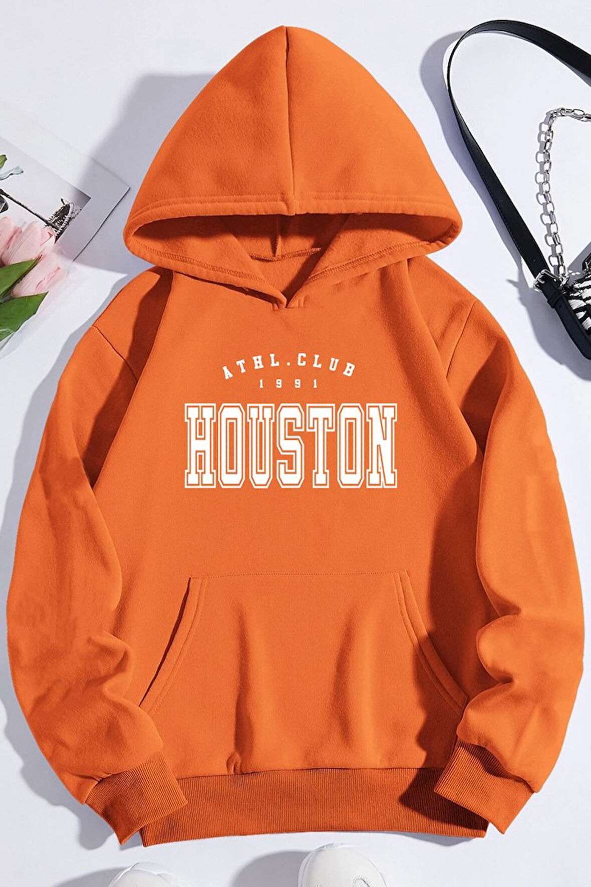 Uyguntarz Unisex Houston Baskılı Sweatshirt