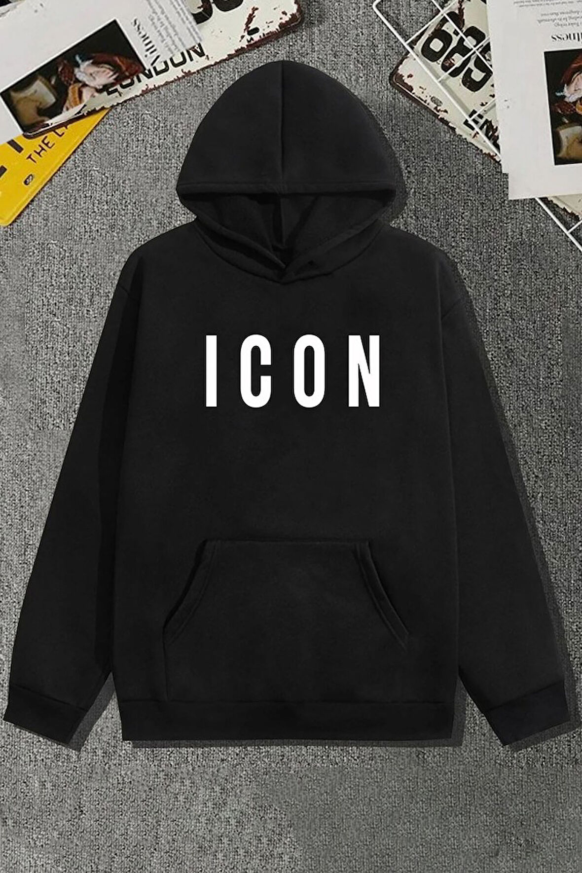 Uyguntarz Unisex Icon Baskılı Sweatshirt