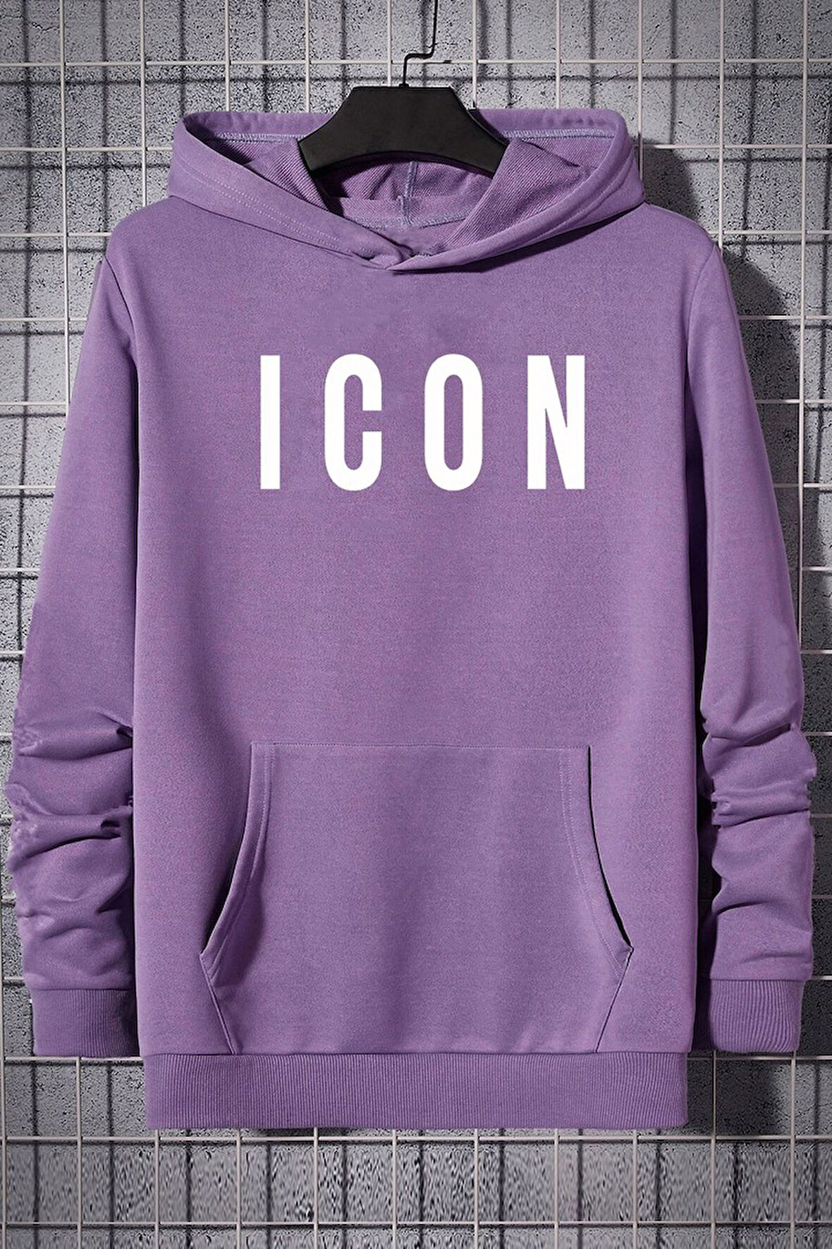 Unisex Icon Baskılı Sweatshirt