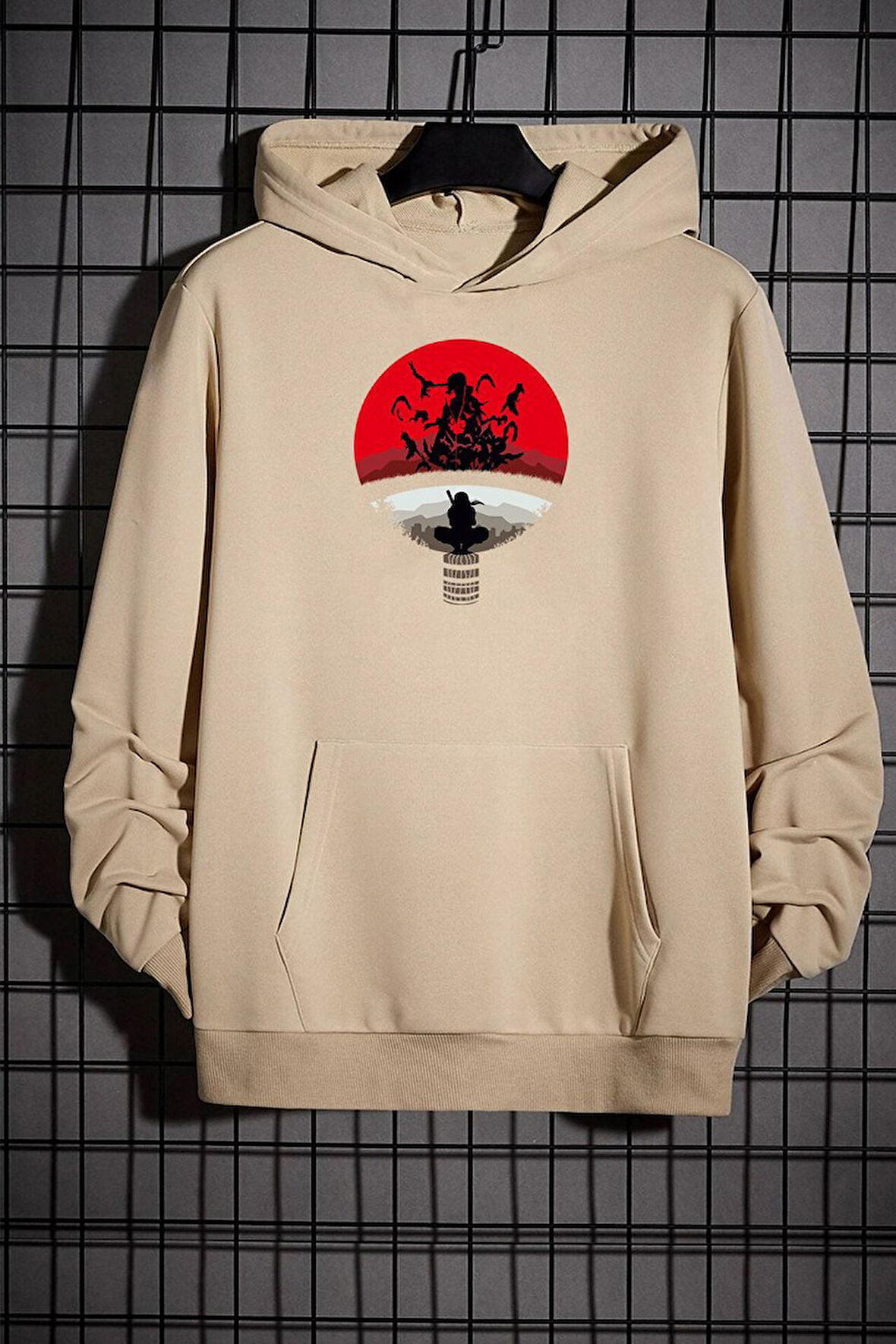Uyguntarz Unisex Itachi Uchiha Baskılı Sweatshirt