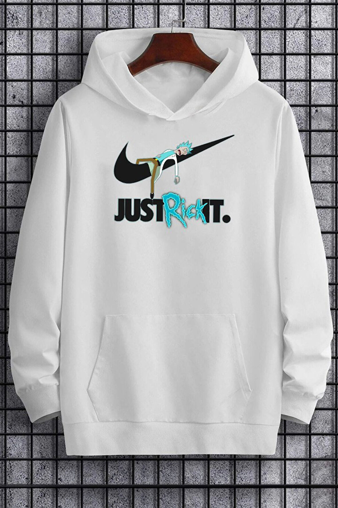 Uyguntarz Unisex Just Baskılı Sweatshirt