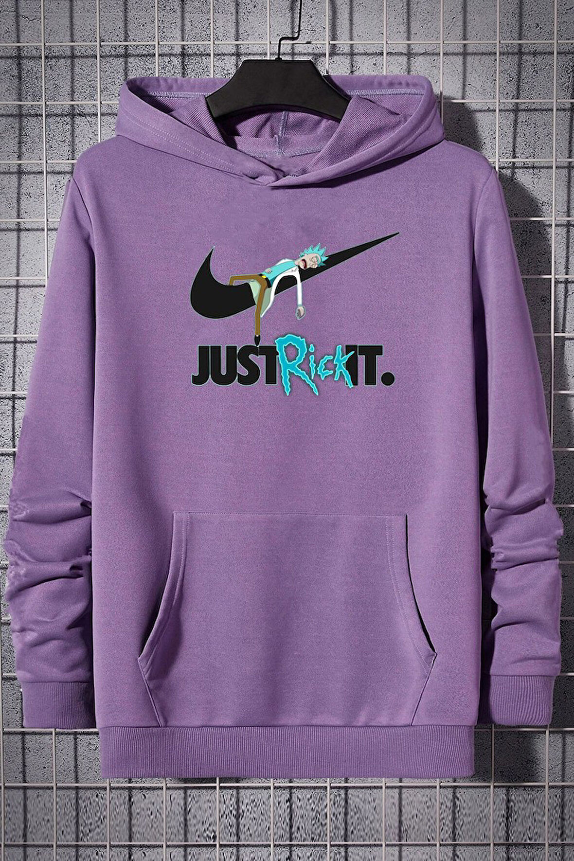 Uyguntarz Unisex Just Baskılı Sweatshirt