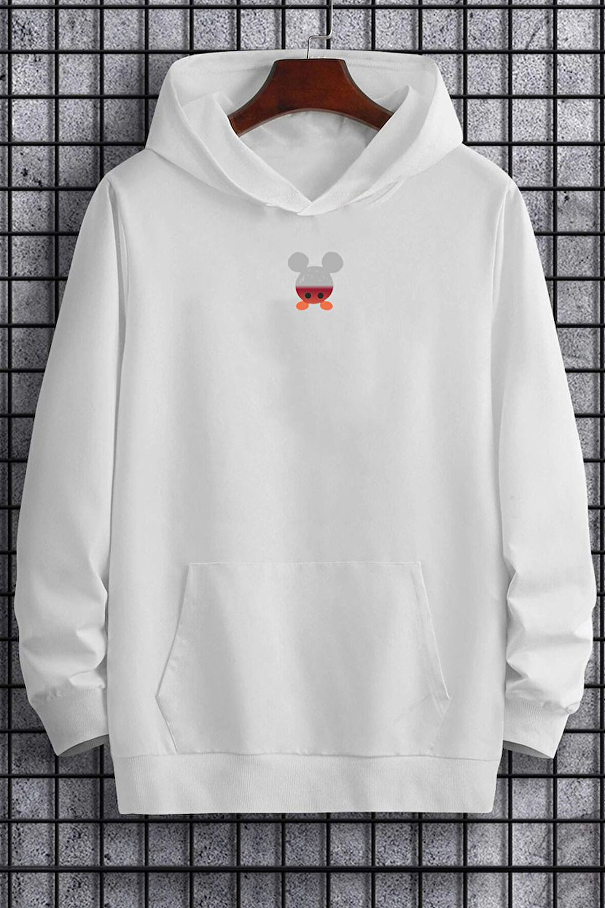 Uyguntarz Unisex Mause Sırt Baskılı Sweatshirt