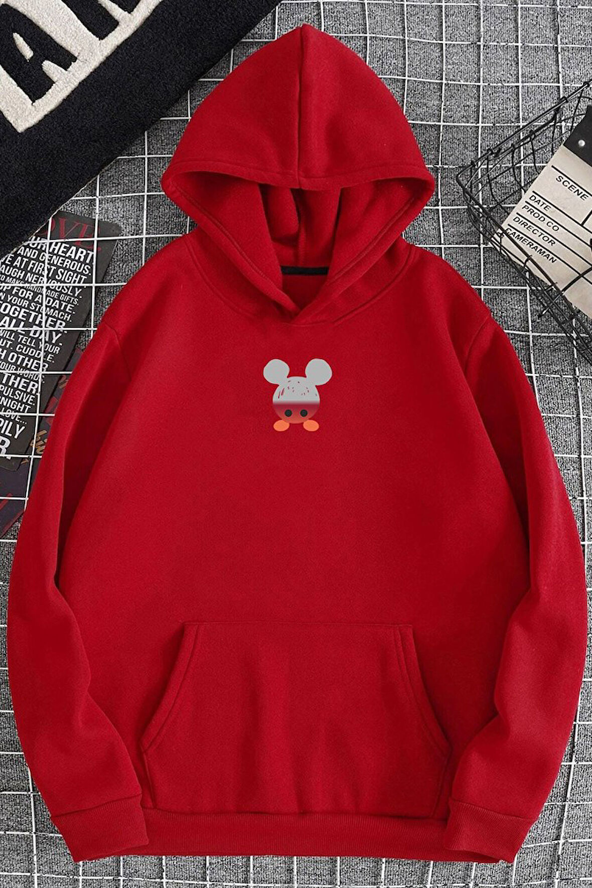 Uyguntarz Unisex Mause Sırt Baskılı Sweatshirt