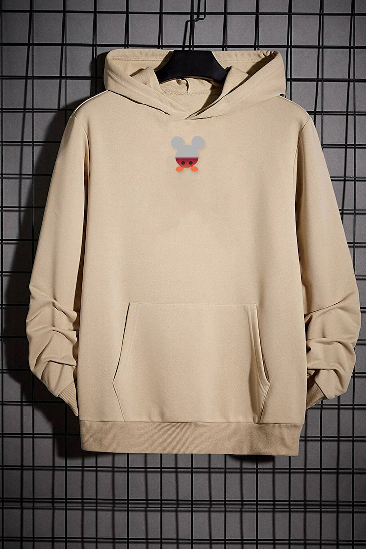 Uyguntarz Unisex Mause Sırt Baskılı Sweatshirt