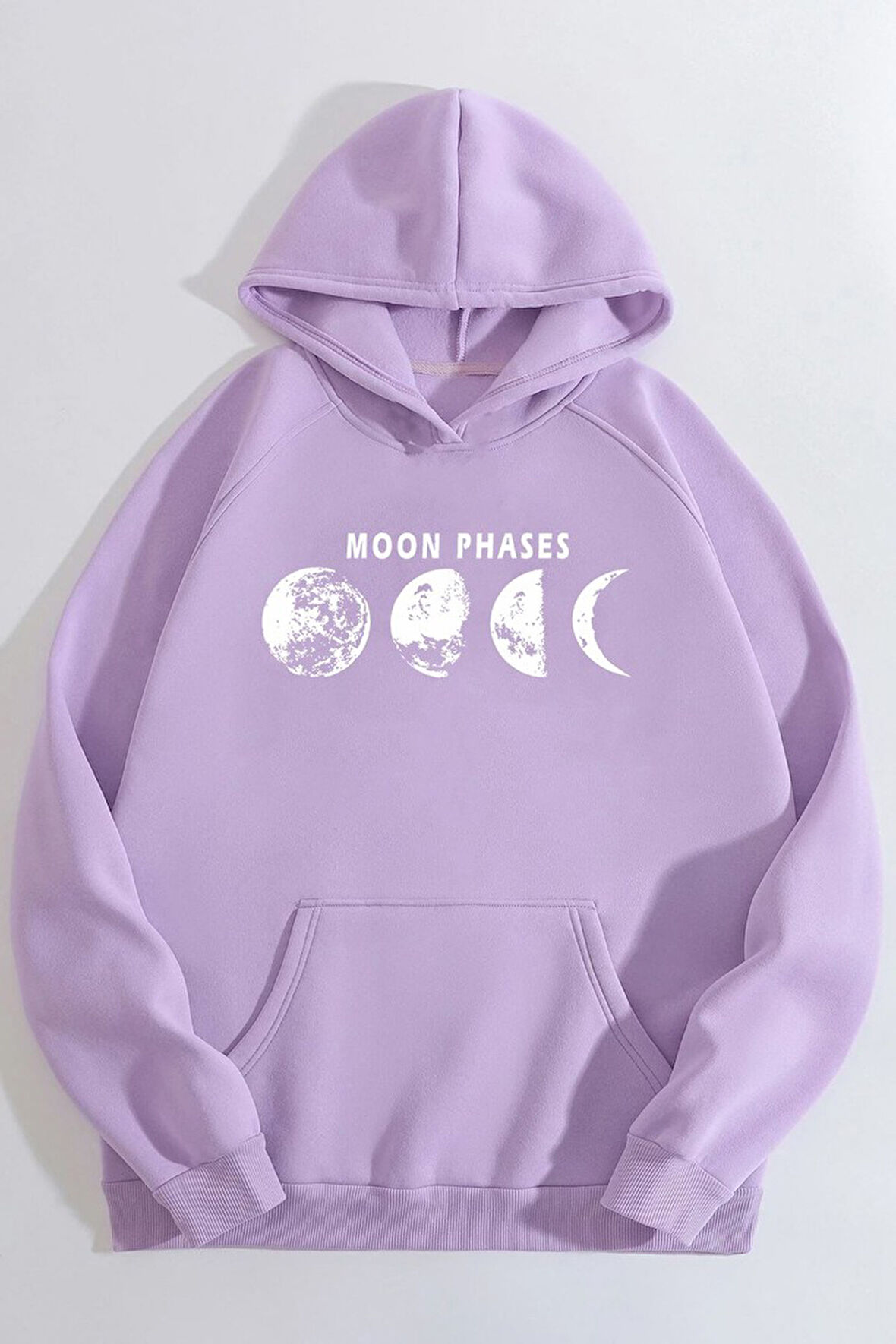 Uyguntarz Unisex Moon Phases Baskılı Sweatshirt