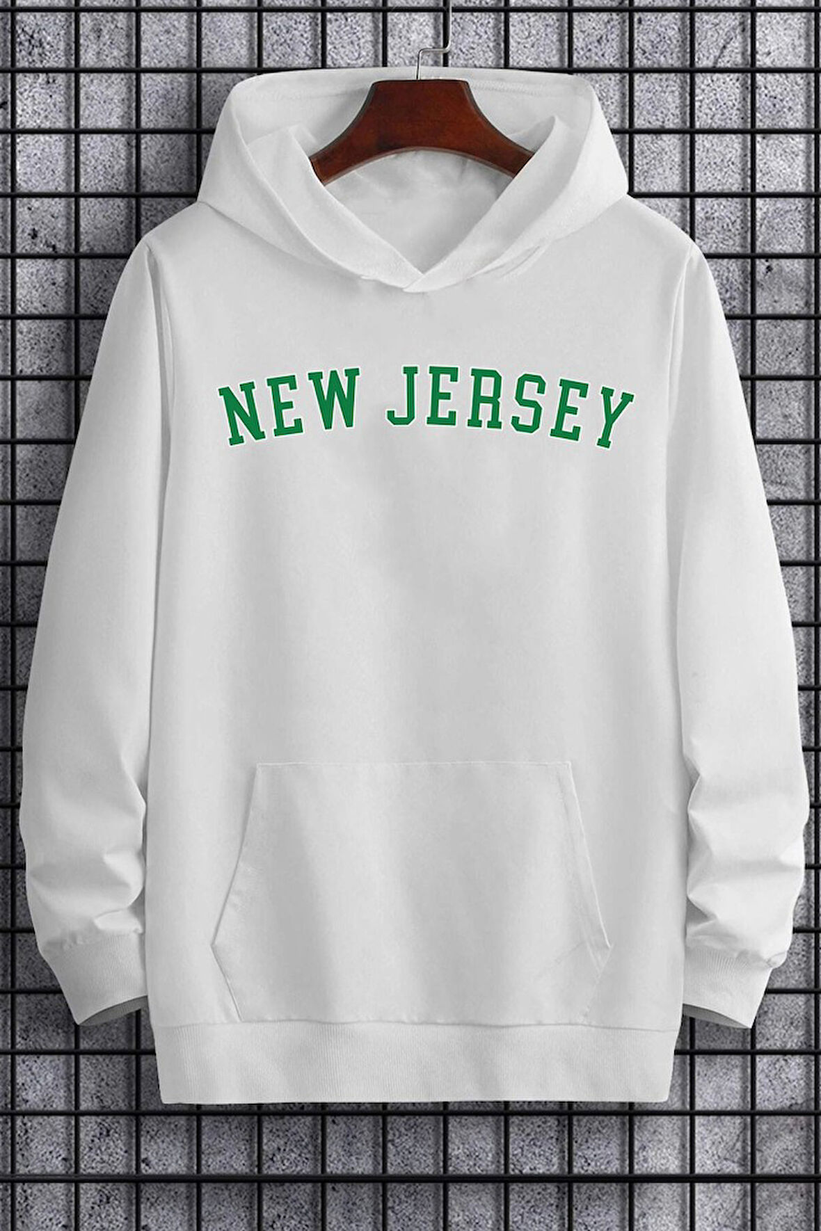 Uyguntarz Unisex New Jersey Baskılı Sweatshirt
