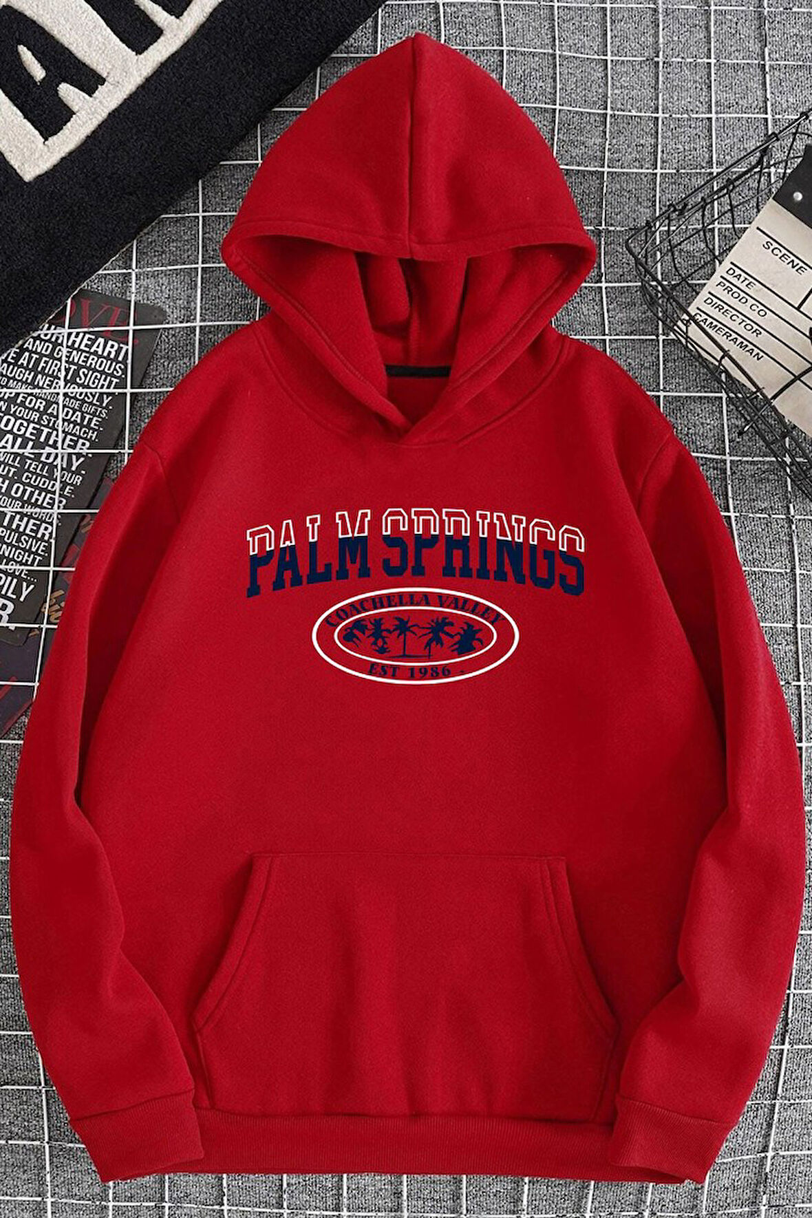 Uyguntarz Unisex Palm Springs Baskılı Sweatshirt