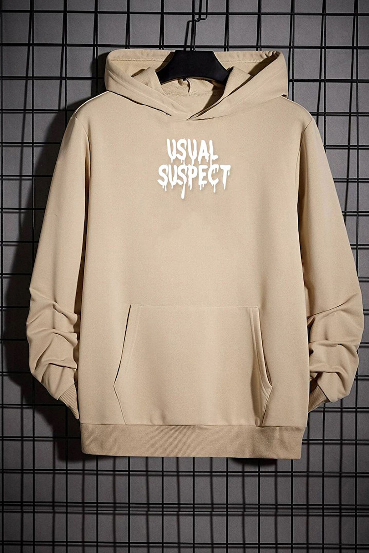 Uyguntarz Unisex Usual Suspect Sırt Baskılı Sweatshirt
