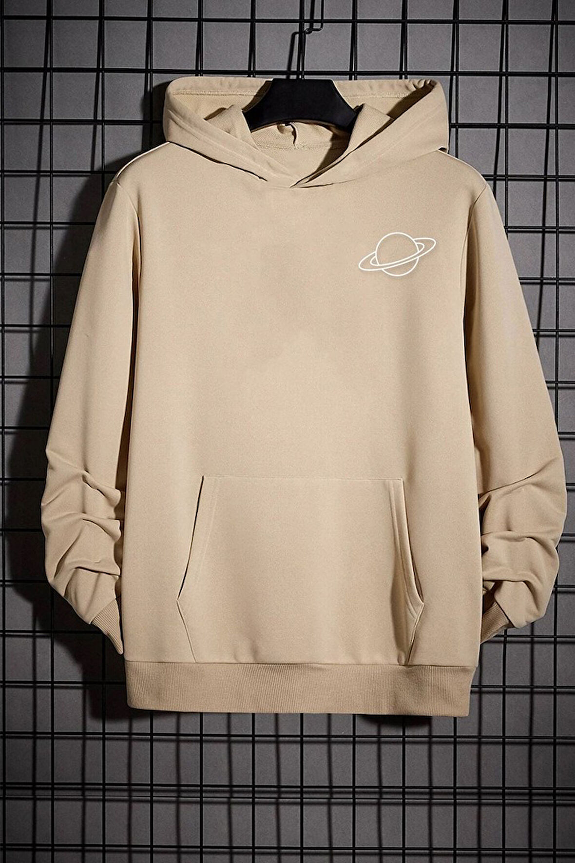 Uyguntarz Unisex Saturn Baskılı Sweatshirt