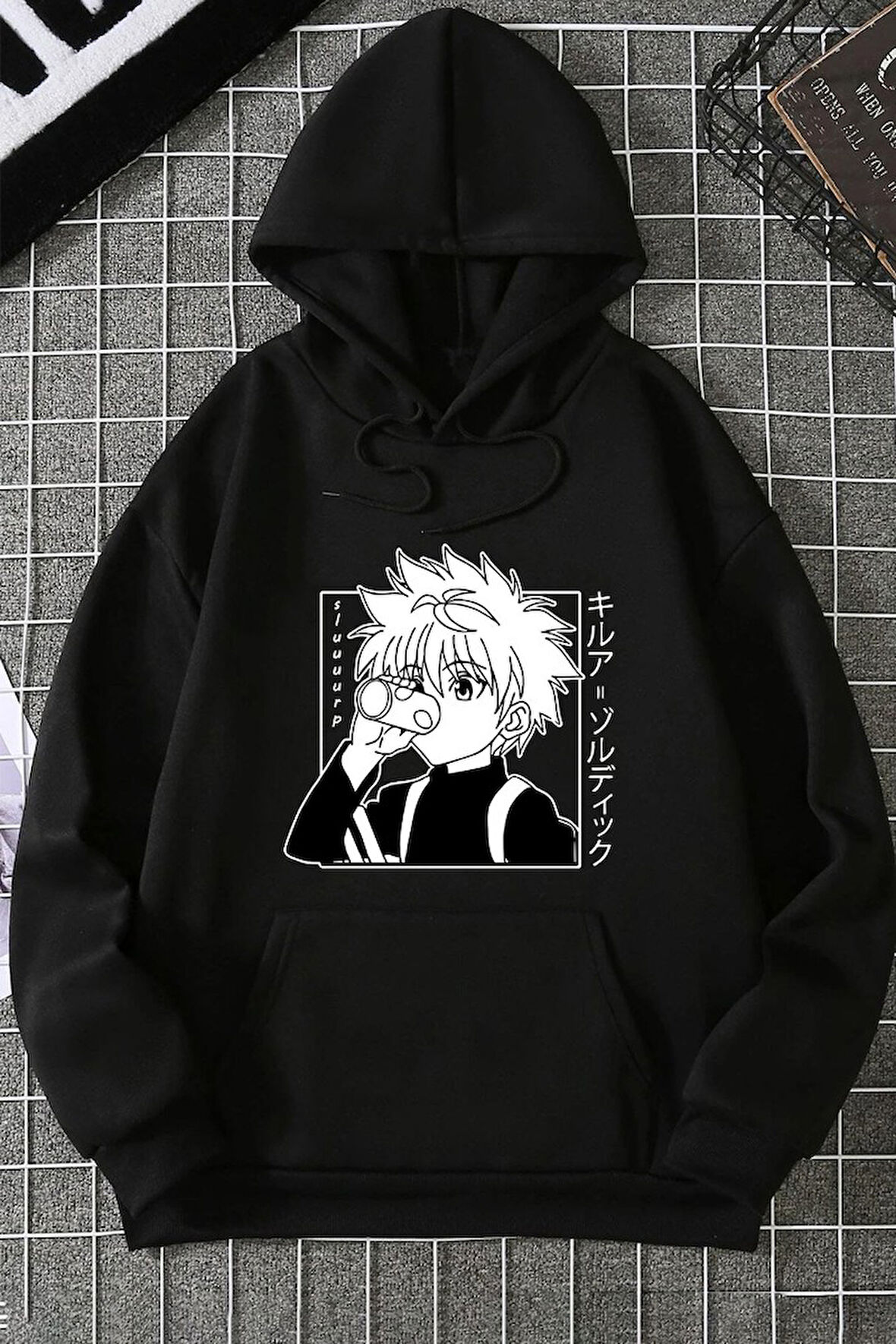 Uyguntarz Unisex Killua Zoldyck Baskılı Sweatshirt