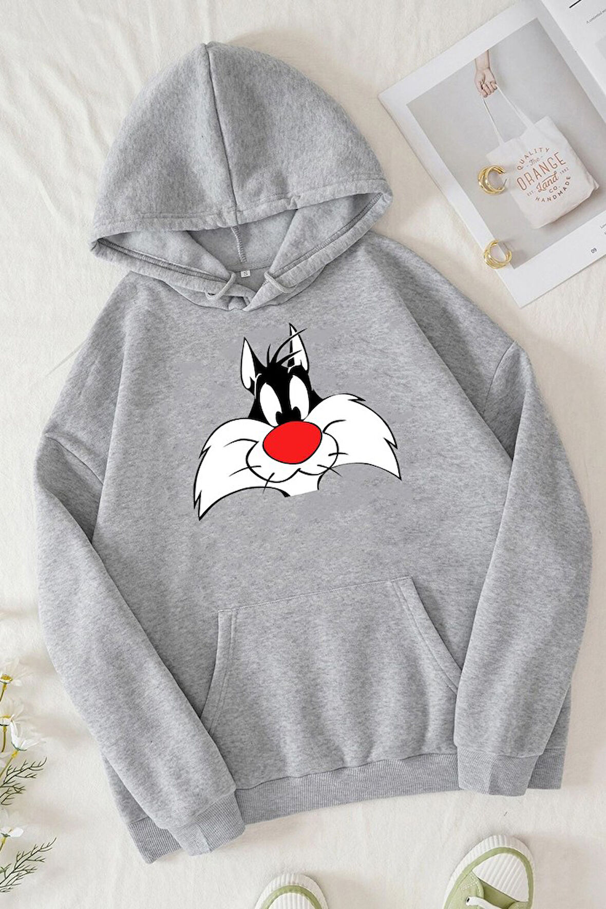 Uyguntarz Unisex Sylvester Baskılı Sweatshirt