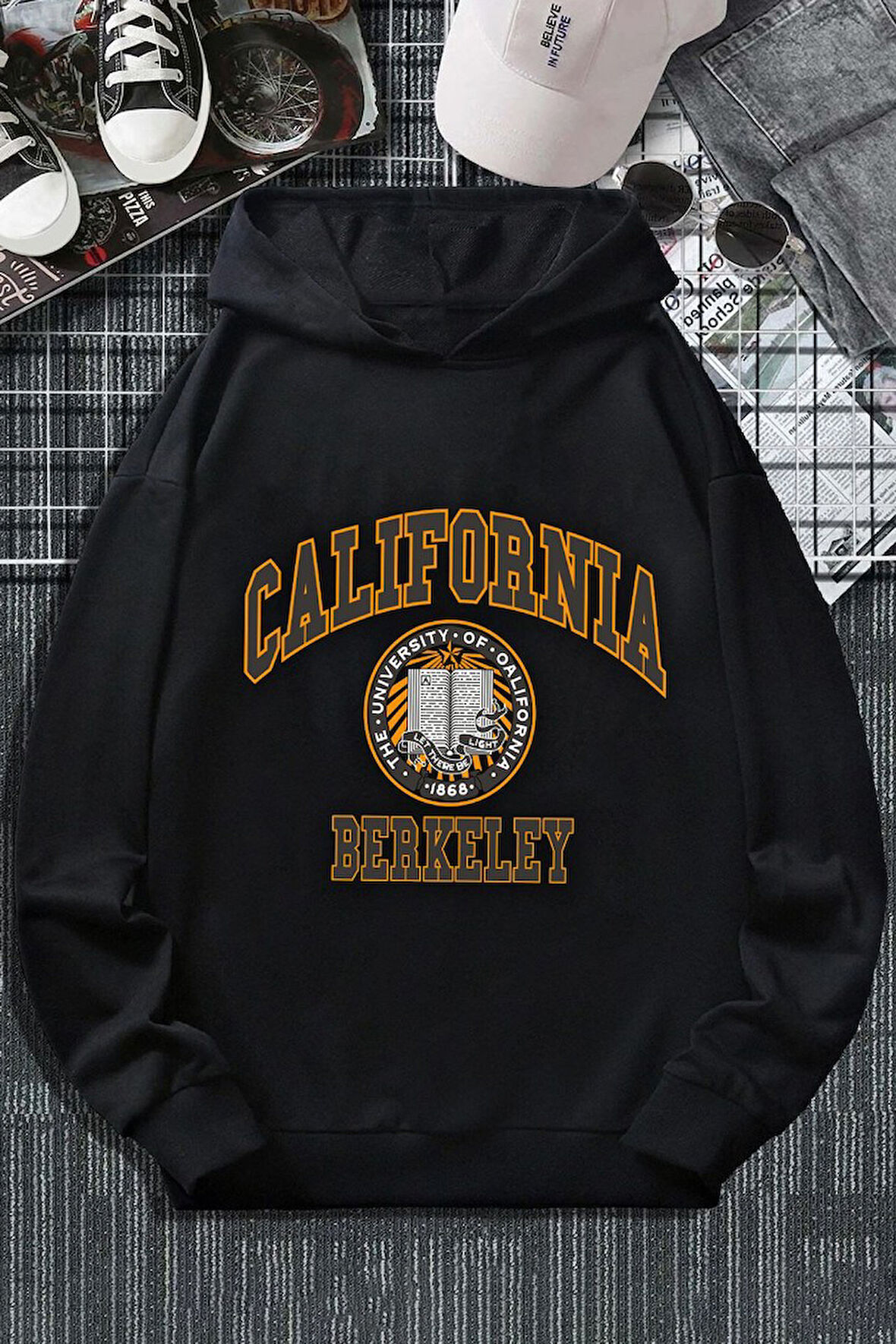 Uyguntarz Unisex California Baskılı Sweatshirt