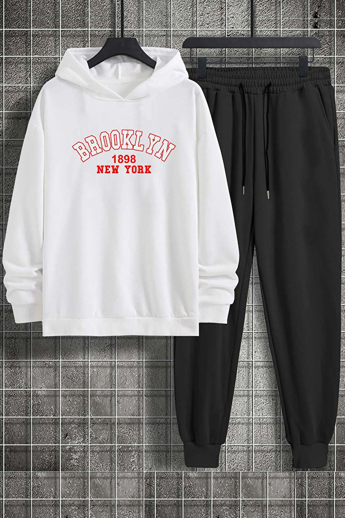 Uyguntarz Unisex Brooklyn  Baskılı Eşofman Takımı