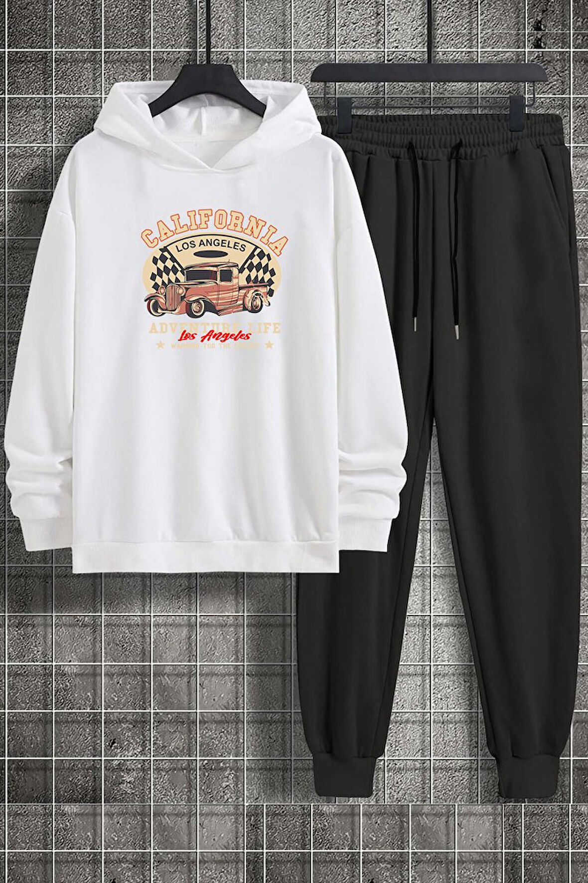 Uyguntarz Unisex California Baskılı Eşofman Takımı