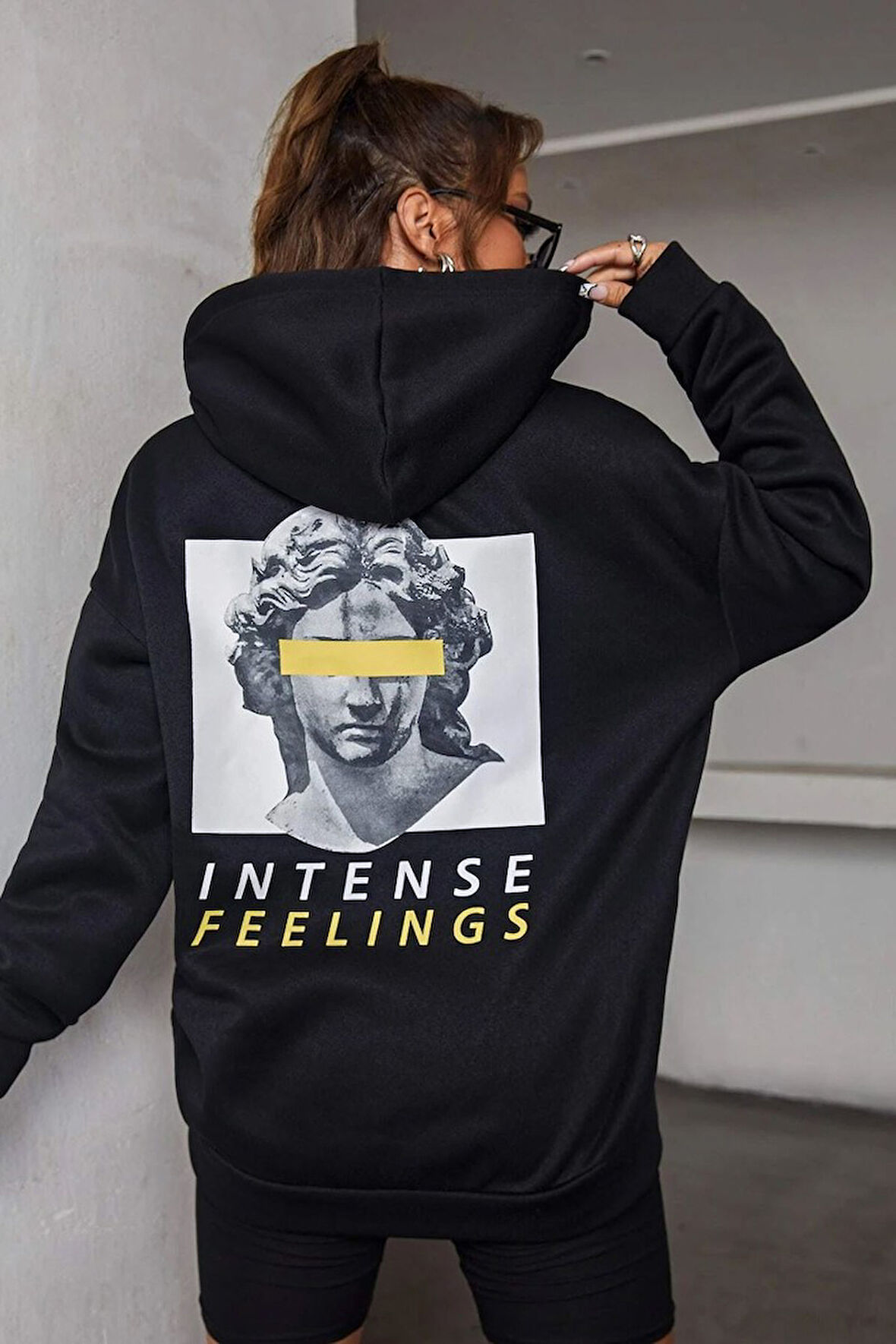 Uyguntarz Unisex Aesthetic Baskılı Sweatshirt