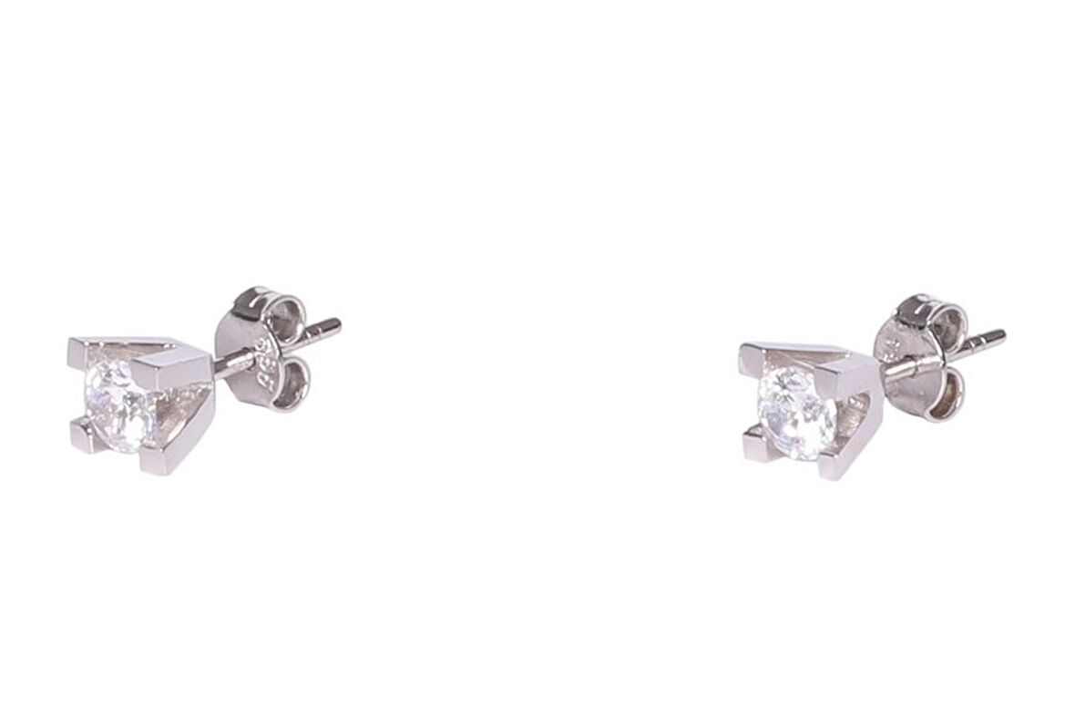Swarovski Taşlı Tektaş Küpe