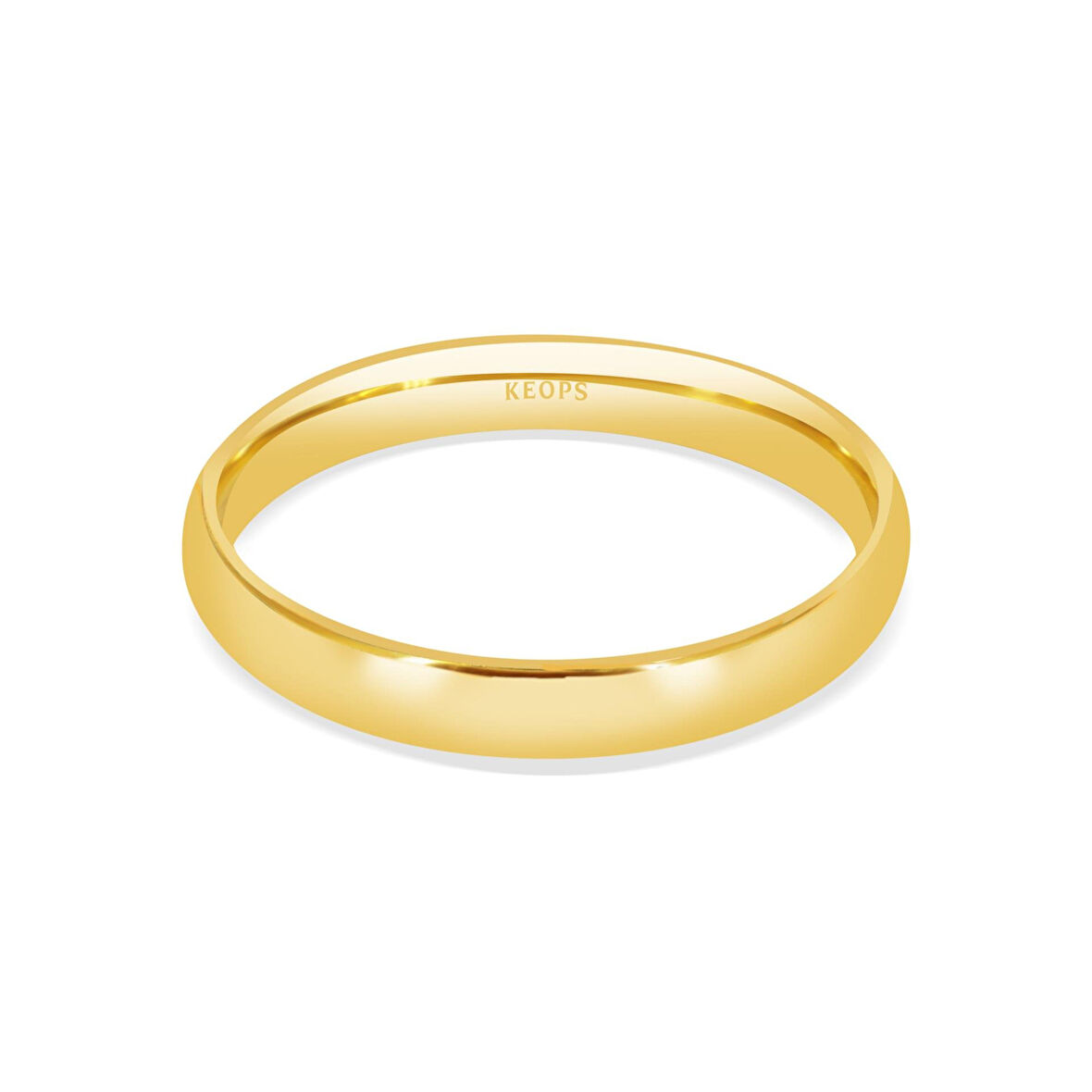 Klasik 3mm. Bombeli Kadın Alyans