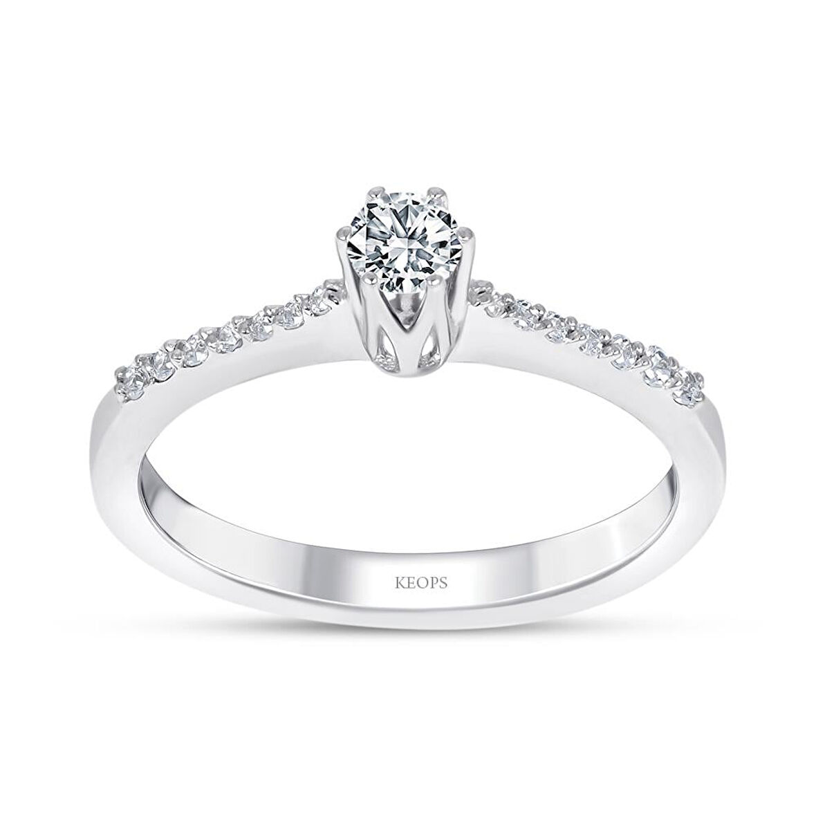 Toplam 0.29 Karat Pırlanta Tektaş Yüzük