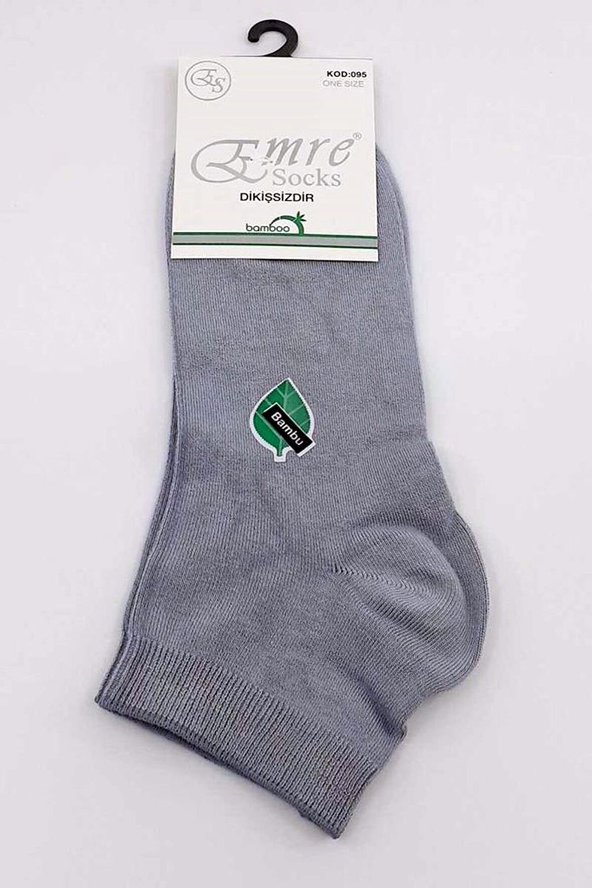 12 Çift Bambu Kısa Patik Erkek Çorap Emre