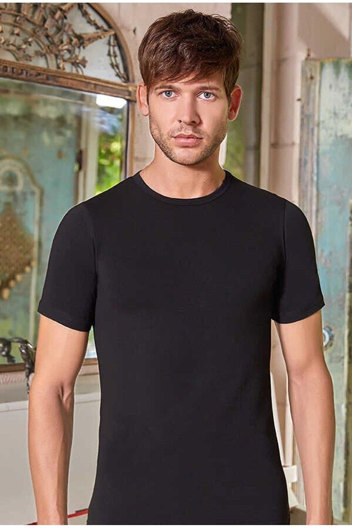 Berrak Erkek Modal 0 Yaka Likralı Atlet 1038 - 1 Adet