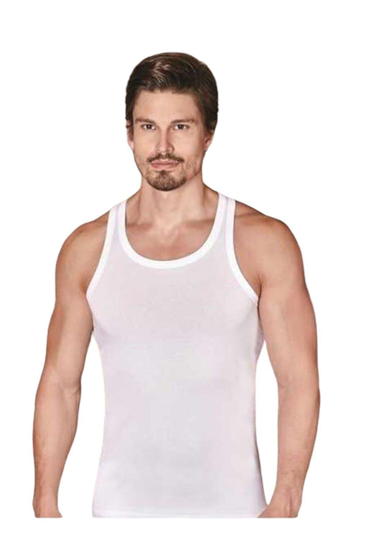 Berrak Erkek Modal Likralı Atlet 4045 - 6 Adet