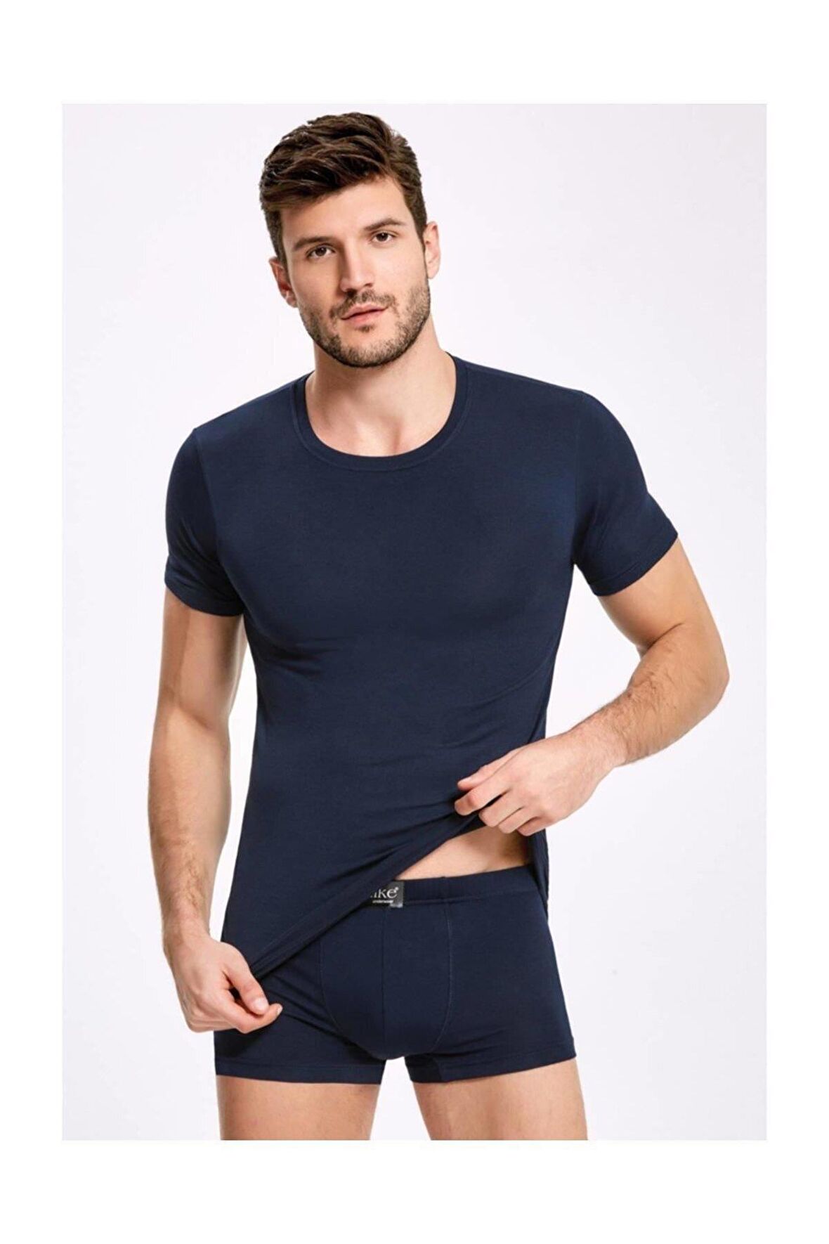 İlke Erkek Bambu Likralı Boxer 1606 - 3 Adet