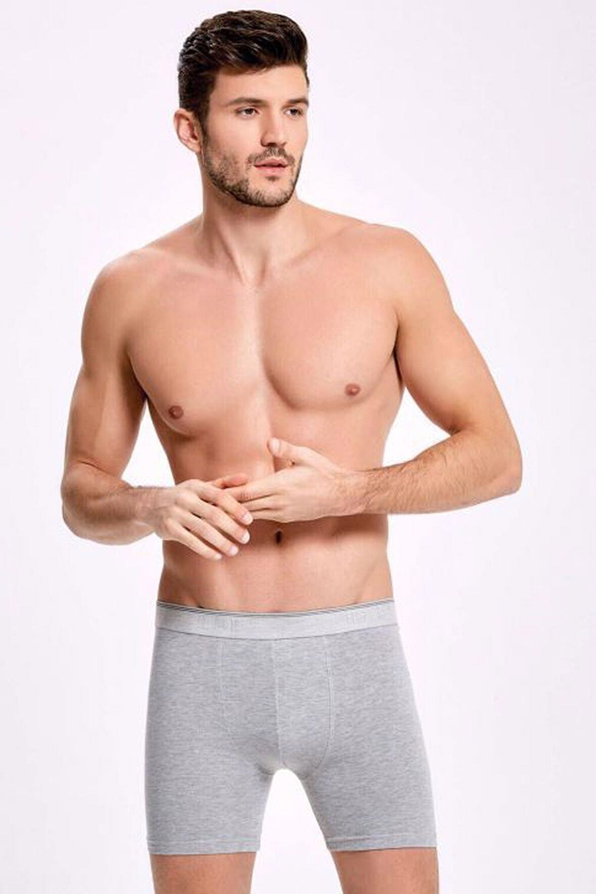 İlke Erkek Uzun Likralı Boxer 005 - 3 Adet