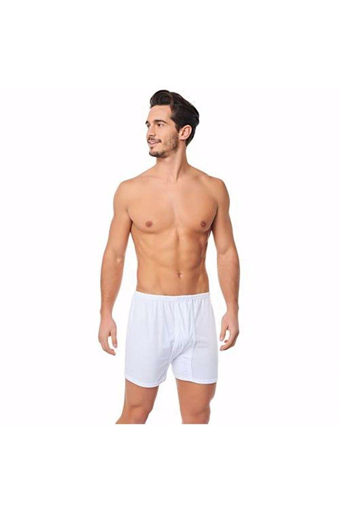 Seher Yıldızı Erkek Paçalı Boxer Don - 12 Adet