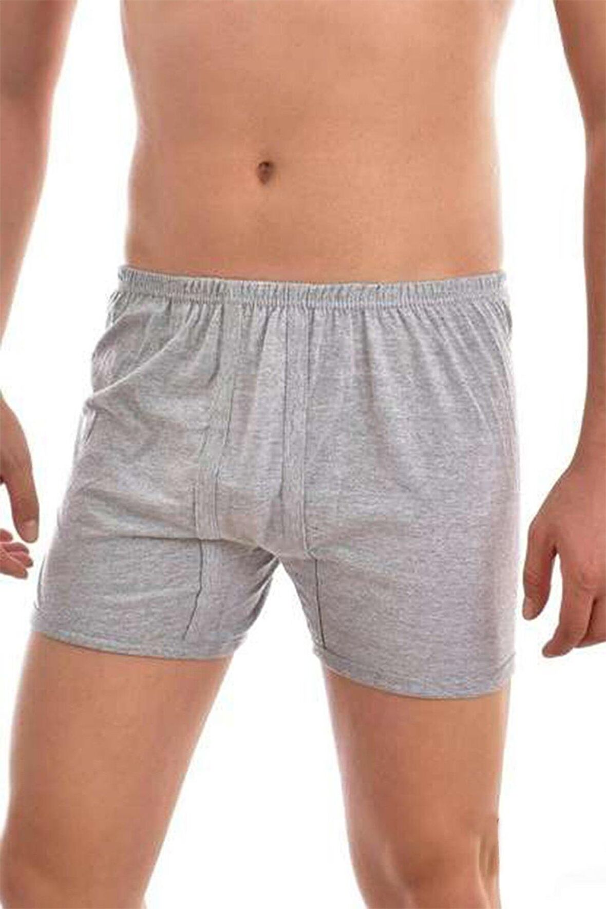 Seher Yıldızı Erkek Renkli Paçalı Boxer Don - 12 Adet