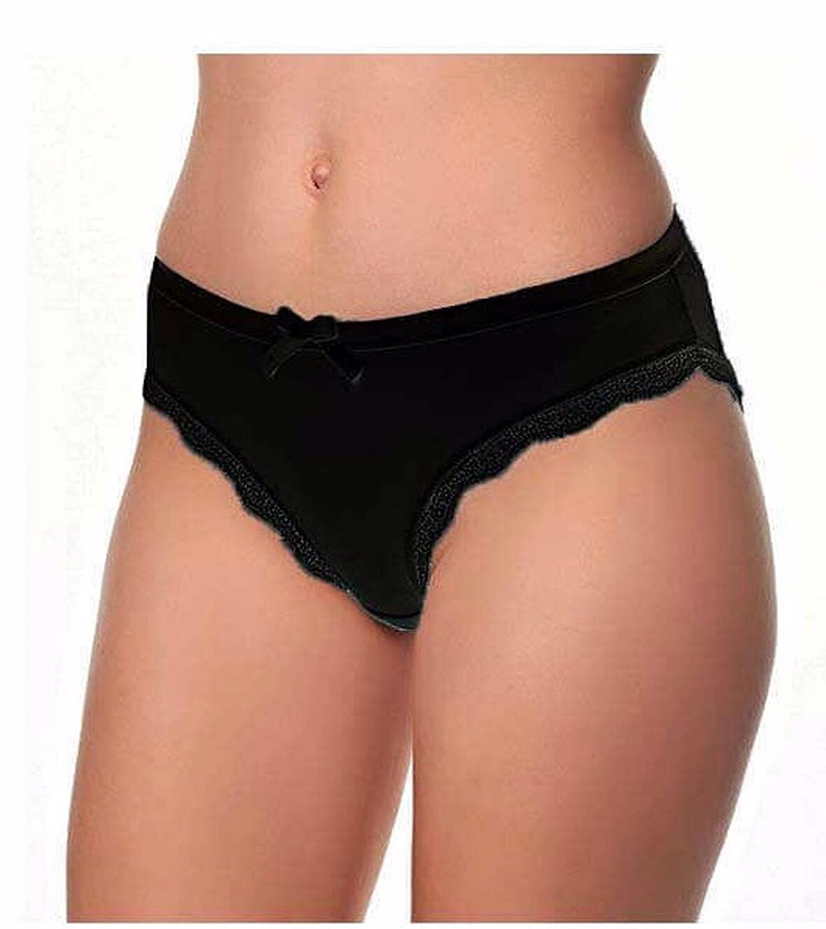 Tutku Elit Kadın Paçası Dantelli Bayan Bikini Külot 2701 - 6 Adet