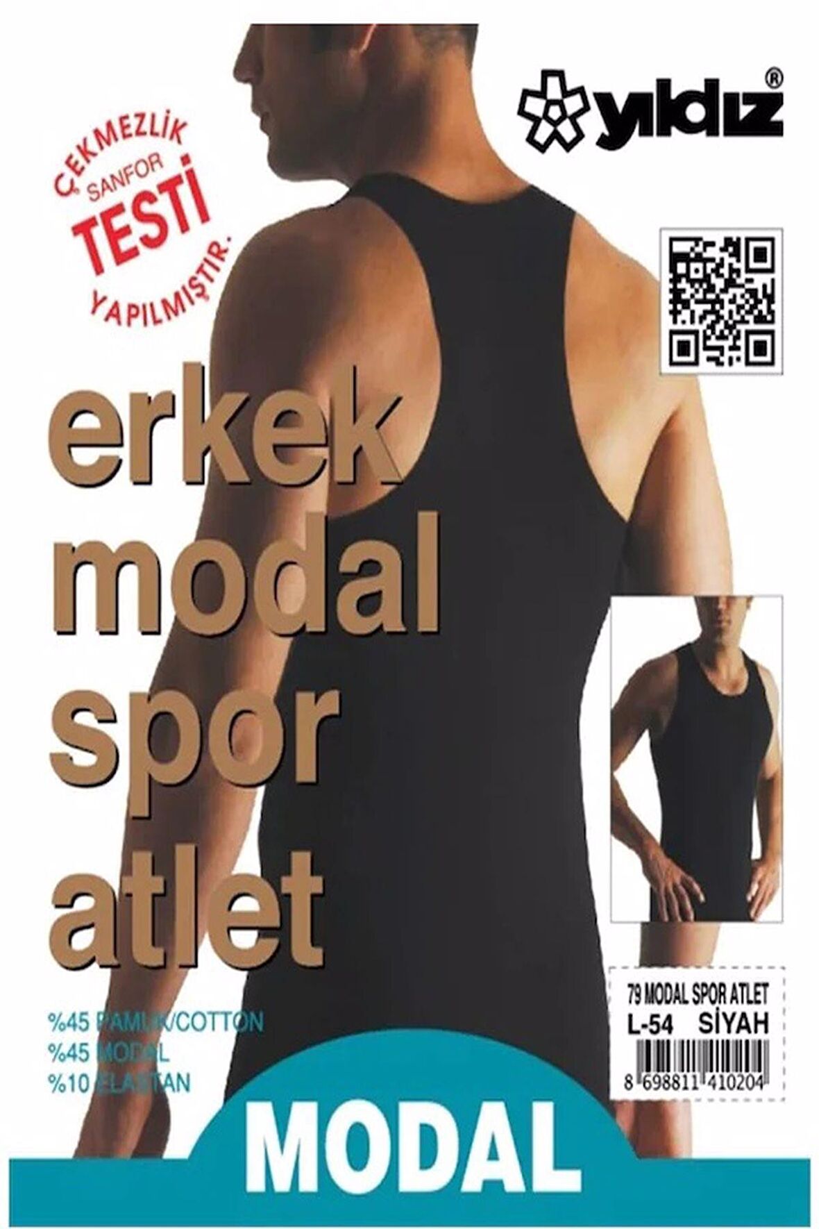 Yıldız Erkek Modal Likralı Spor Atlet 77 - 3 Adet