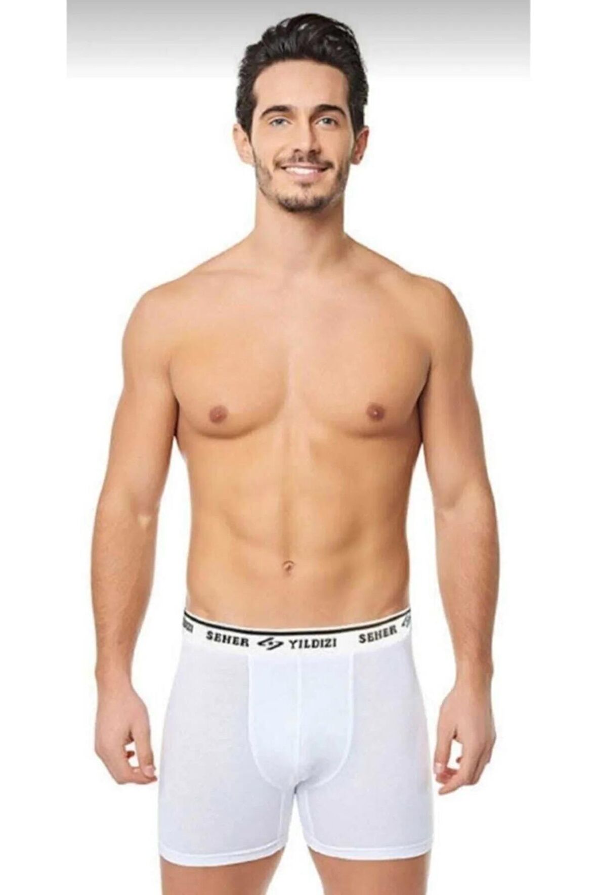 Seher Yıldızı Erkek Likralı Boxer 060 - 6 Adet