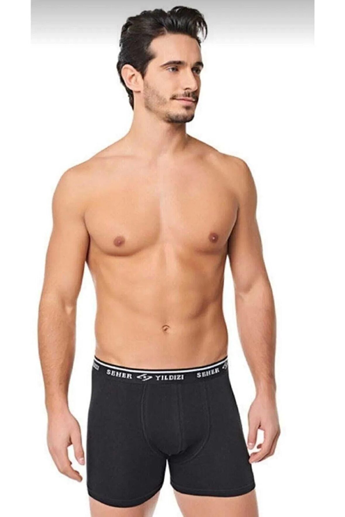 Seher Yıldızı Erkek Likralı Boxer 060 - 6 Adet