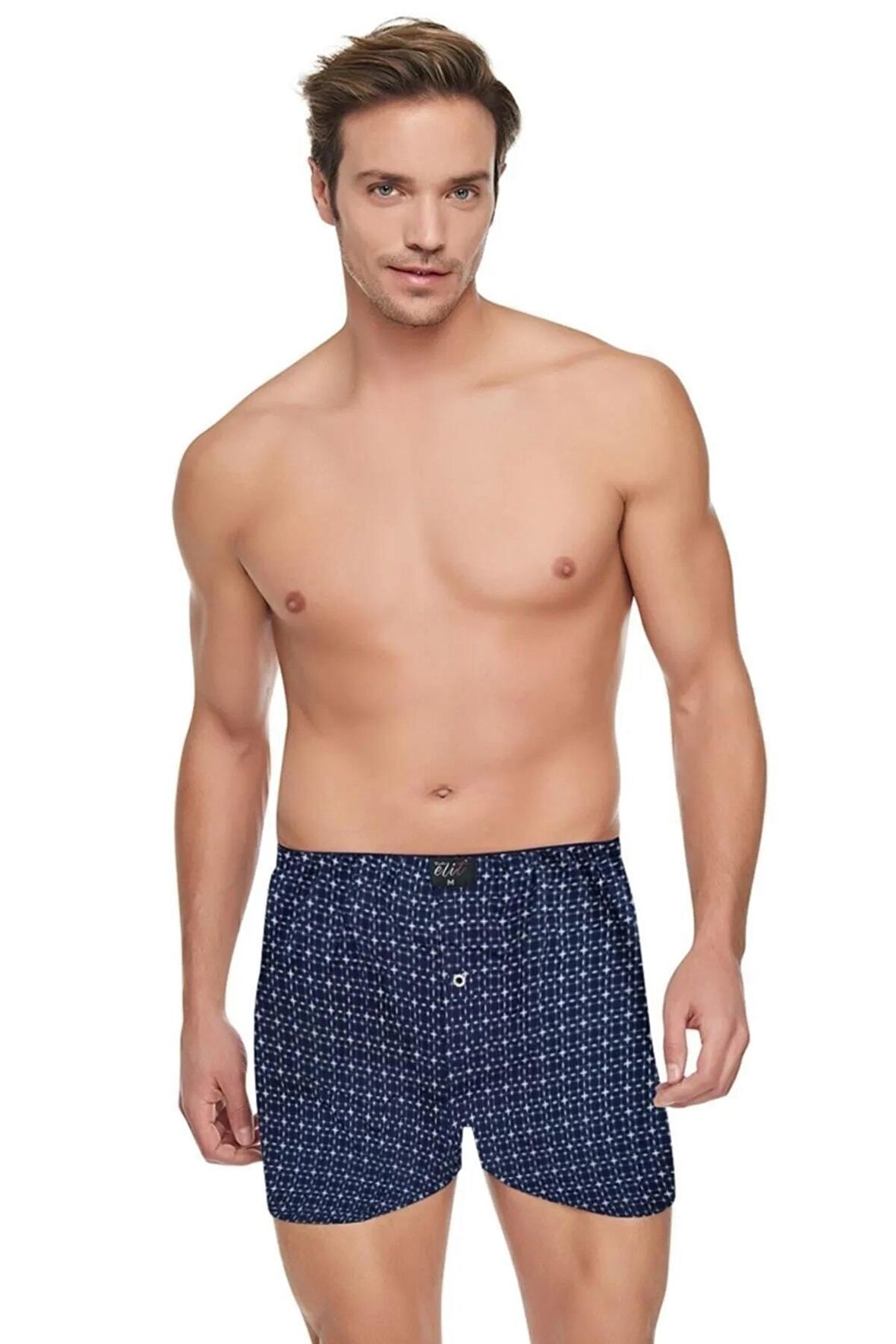 Tutku Elit Erkek Havlu Bel Desenli Boxer 1102 - 12 Adet