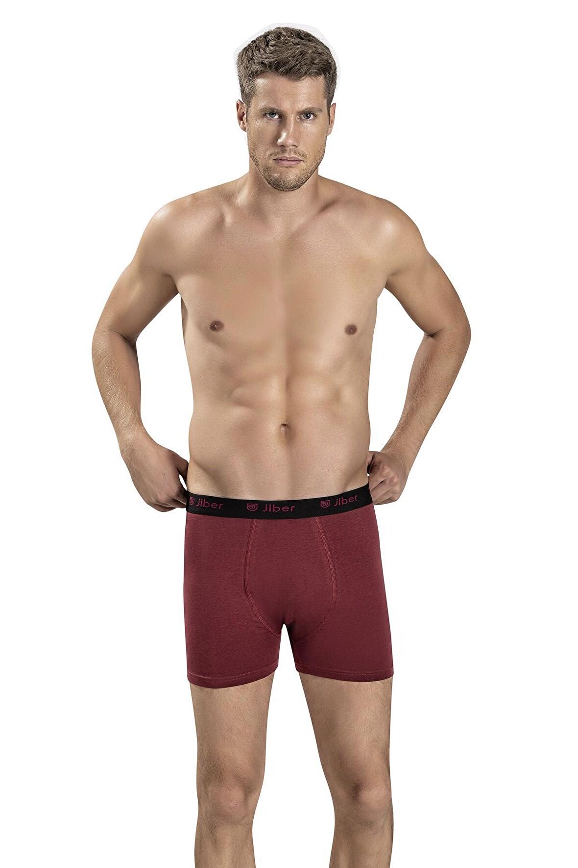 Jiber Erkek Modal Renkli Boxer 321 - 6 Adet 