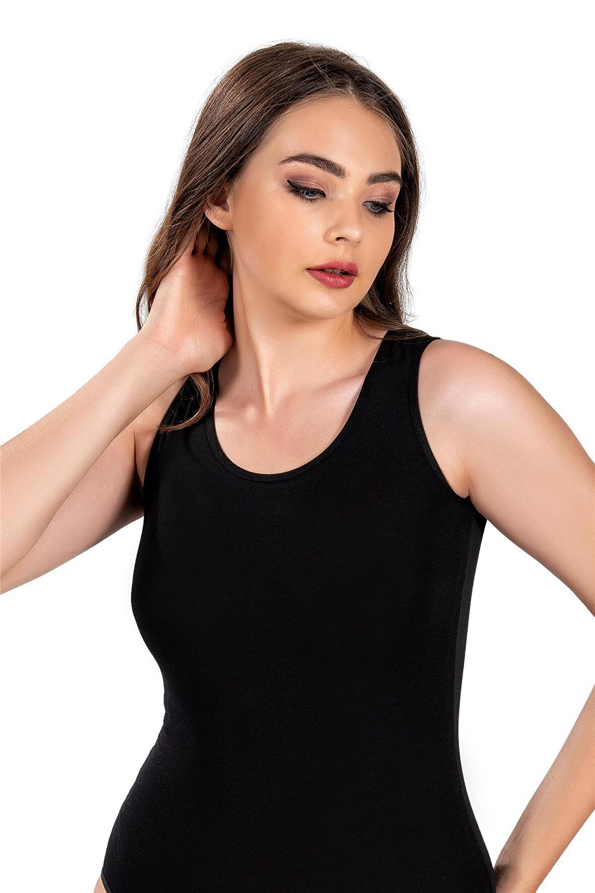 Jiber Kadın Likralı Geniş Askılı Atlet 549 - 6 Adet