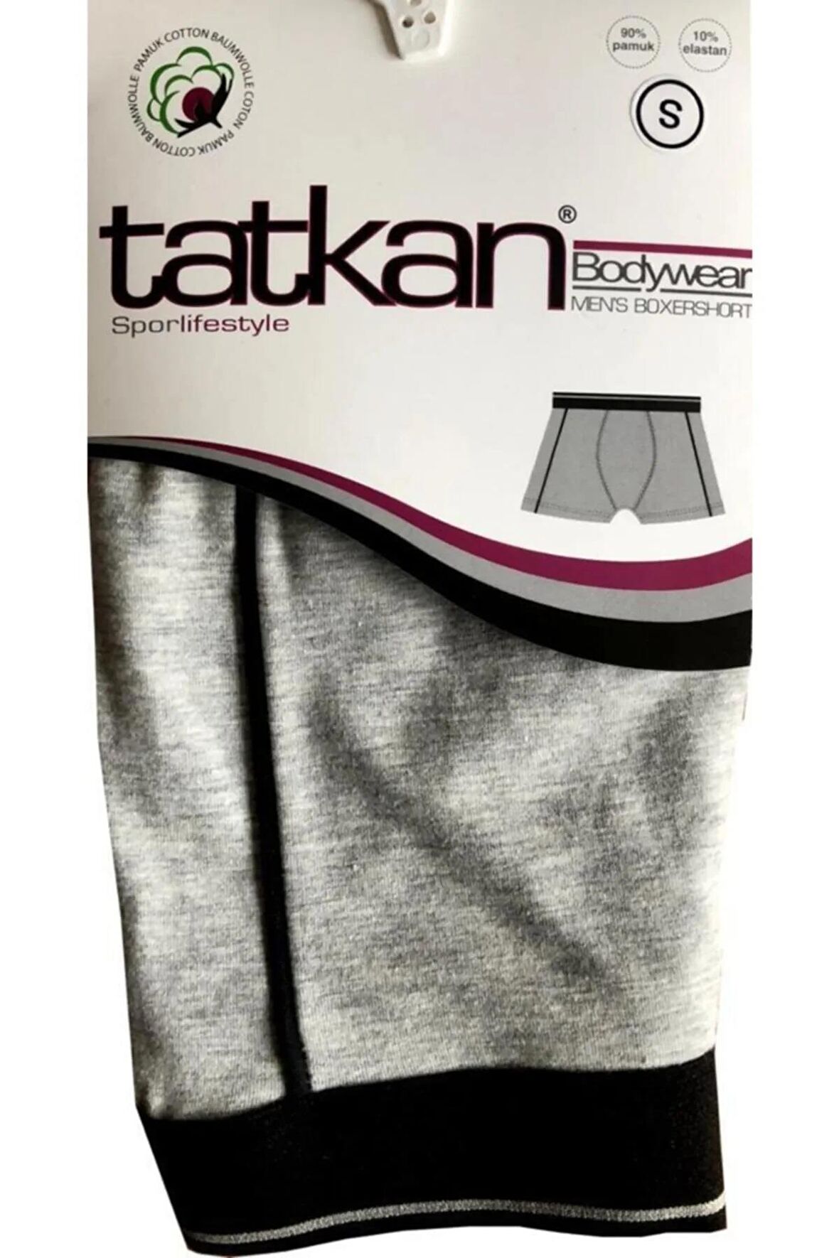 Tatkan Erkek Penye Biyeli Boxer - 3 Adet