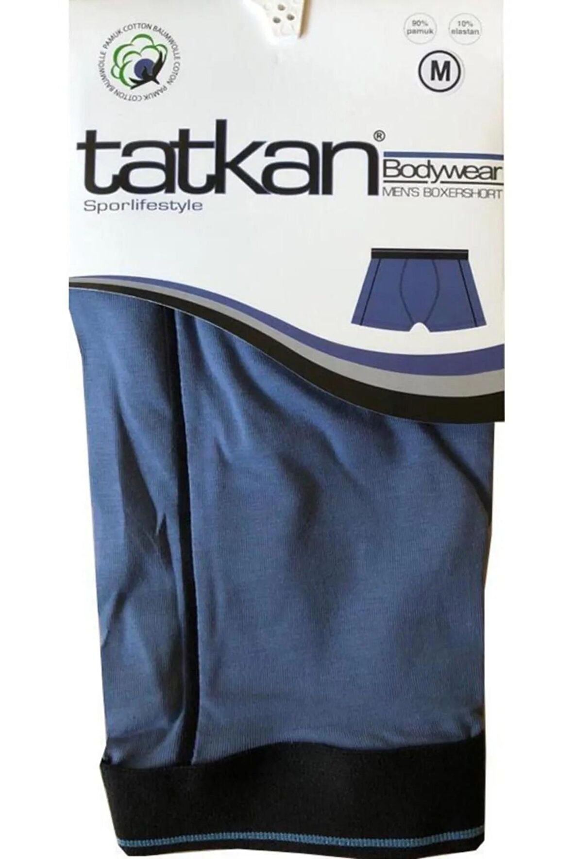 Tatkan Erkek Penye Biyeli Boxer - 3 Adet