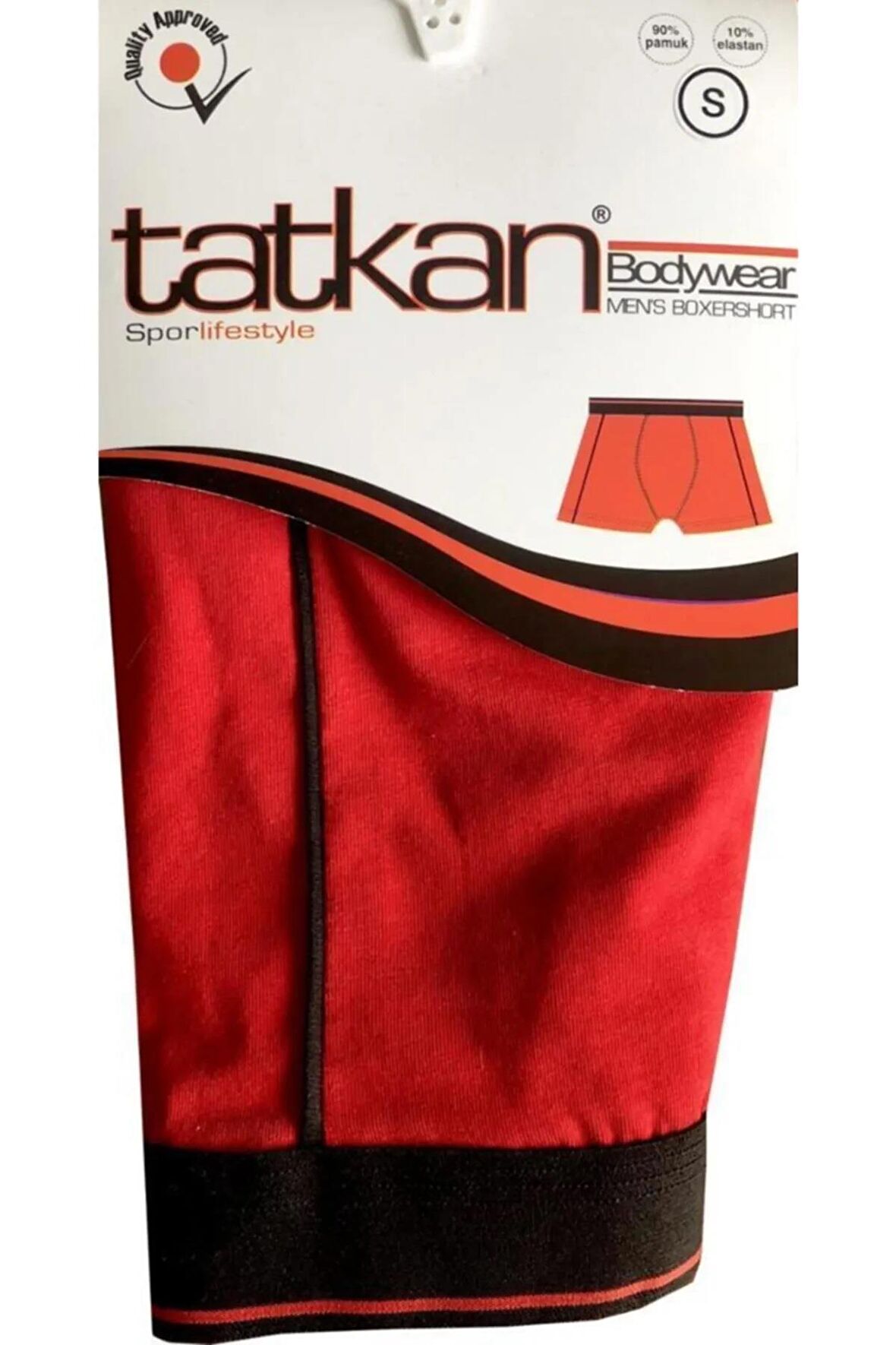 Tatkan Erkek Penye Biyeli Boxer - 3 Adet